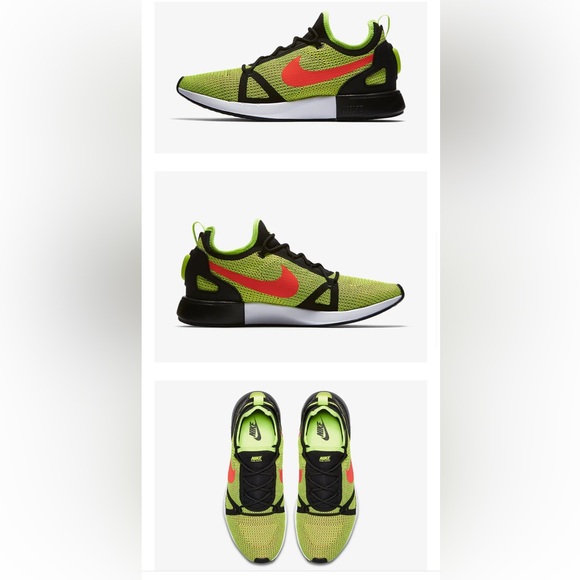 Men\'s Nike Volt Duel Racer Neon Green Black Running Sneakers Gym Shoes Unisex